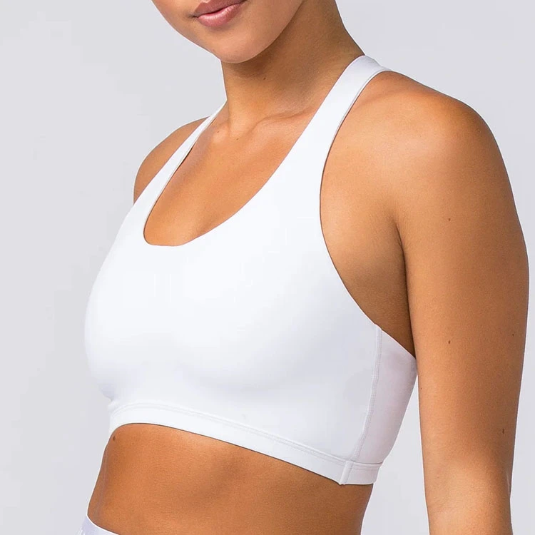 New Style Top Selling Women High Support Sport Bra Four-Way Stretch Eco-Friendly Lightweight Breathable Hot Sale Factory Made