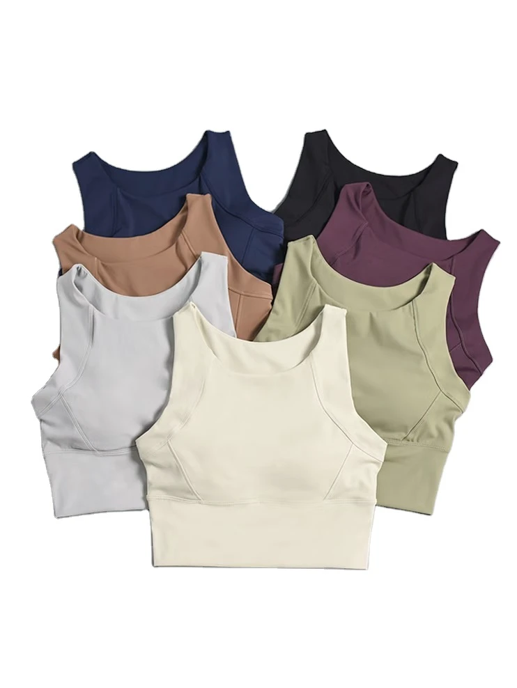 High Quality Eco-Friendly Lightweight Breathable Quick Dry Four-Way Stretch Strapless Medium Support Anti-Bacterial Print Yoga