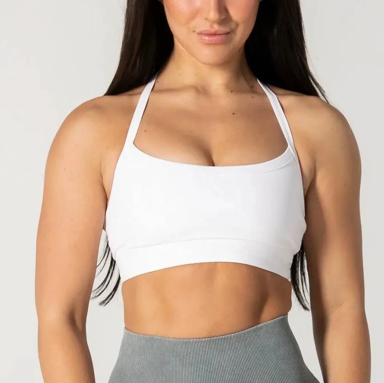 Women Breathable Yoga Bra Color Fitness Sports Bra Sweat Absorbing Feature Customized Logo
