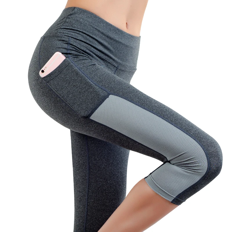 Women's Lightweight Quick-Drying High Waist Cropped Fitness Yoga Pants Breathable Seamless Nude Same Style Lulu