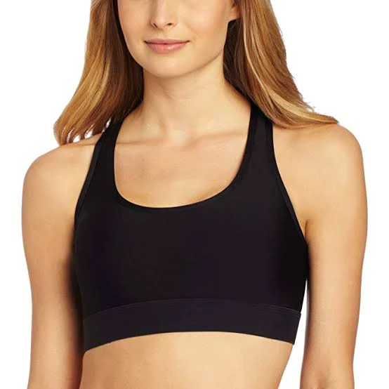 Fruit of the Loom Women's 360 Stretch Longline Sport, Comfortable Wireless Bras, Seamless Full-Coverage for a Natural Shape