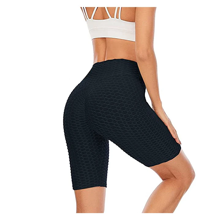 High Waist Women's Fitness Athletic Yoga Leggings Shorts Booty Shorts Summer Gym Wear Plus Size Workout Shorts for Women