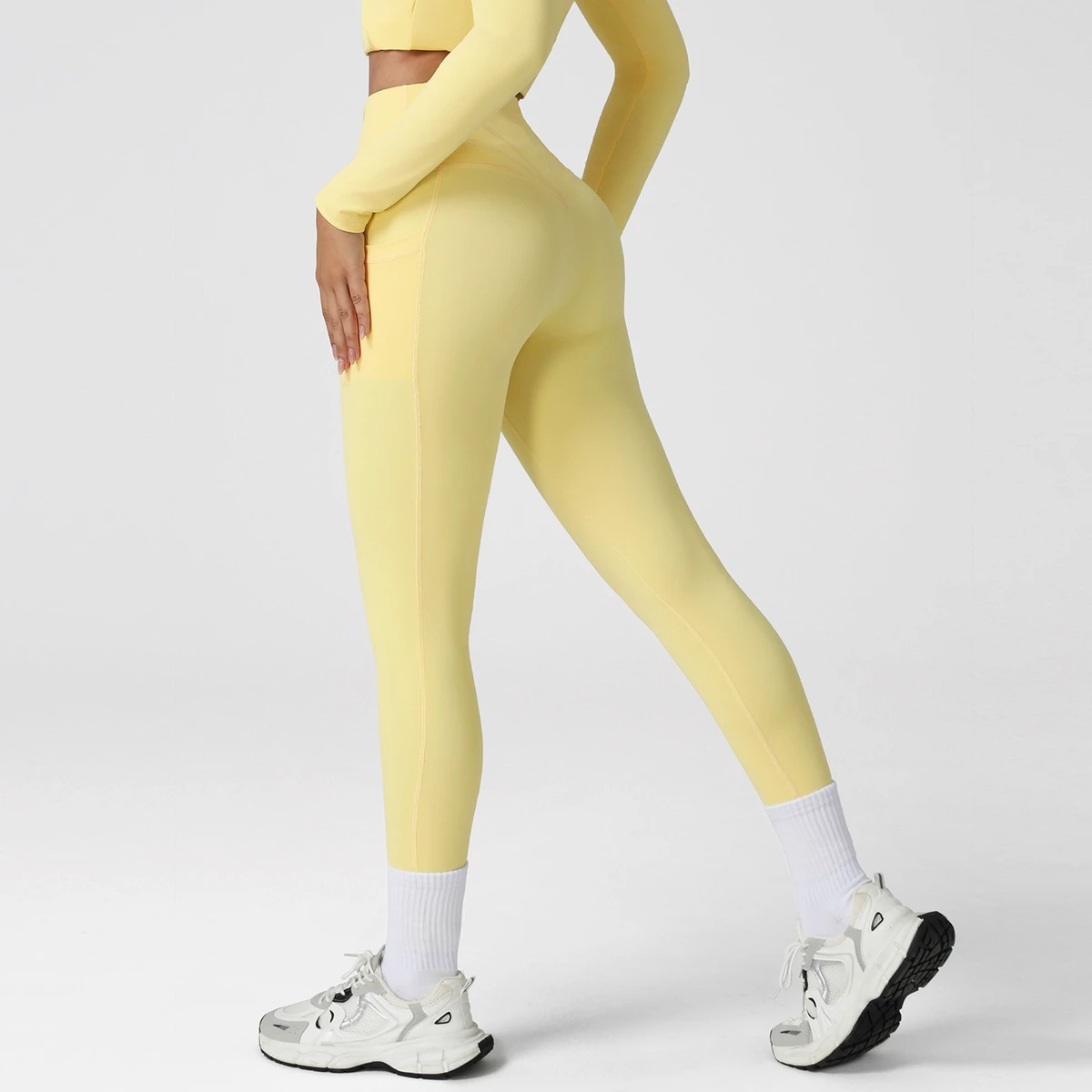 High-Waist Yoga Leggings Pocket Fitness Wear Sports Pocket for Yoga Pants