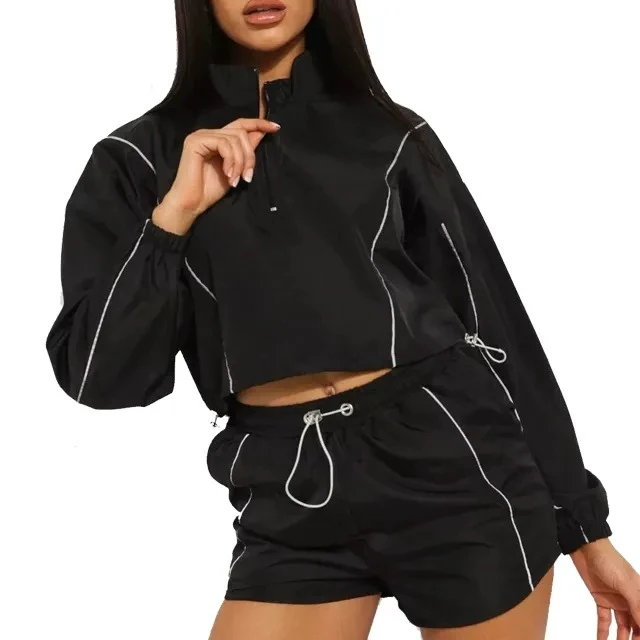 Unisex Casual Solid Winter Hooded Windproof Waterproof Tracksuits Nylon Polyester Zipper Full Length Lightweight