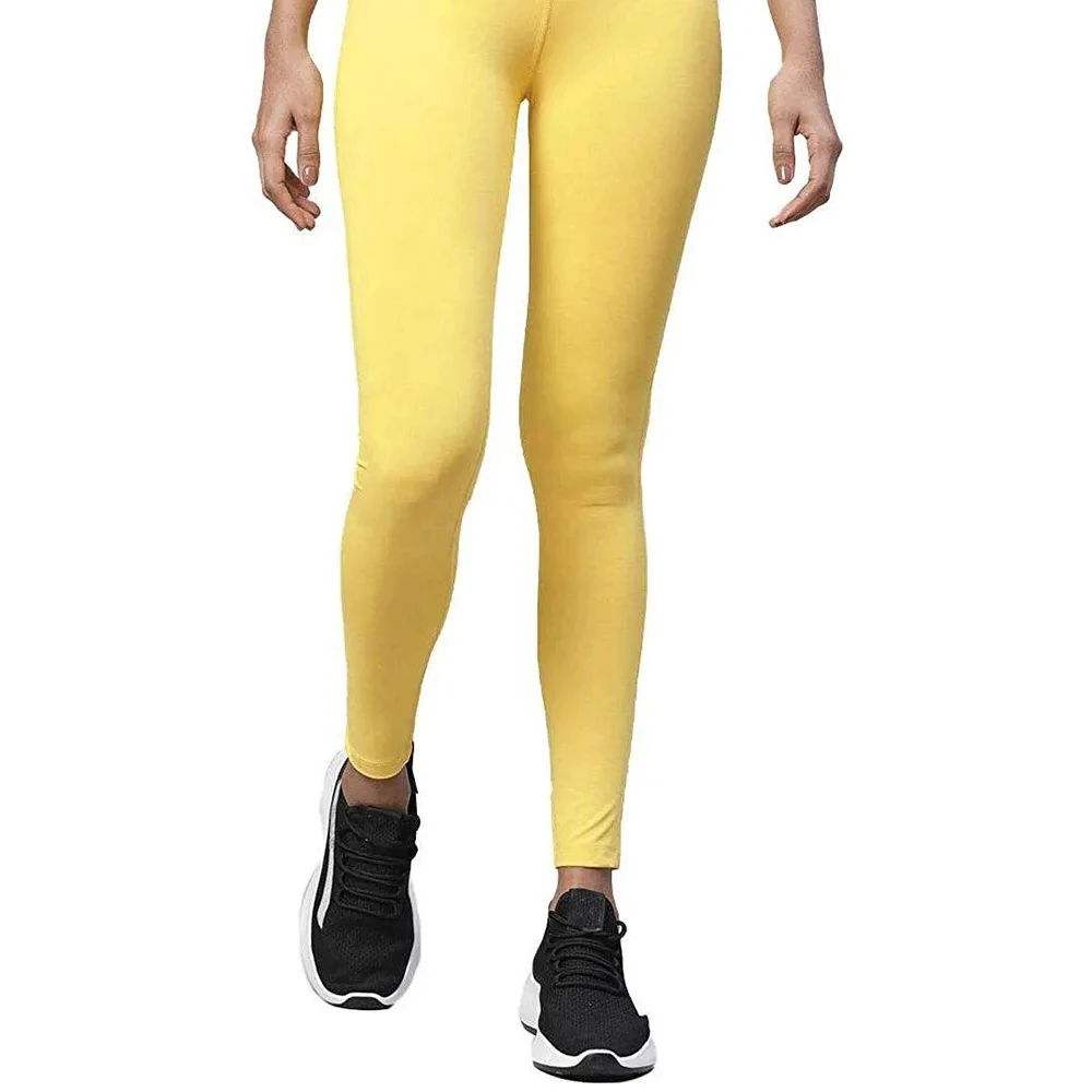 OEM Service Plus Size High Waist Solid Breathable Eco-Friendly Drawstring Women Leggings Custom Color Customized Polyester Pants