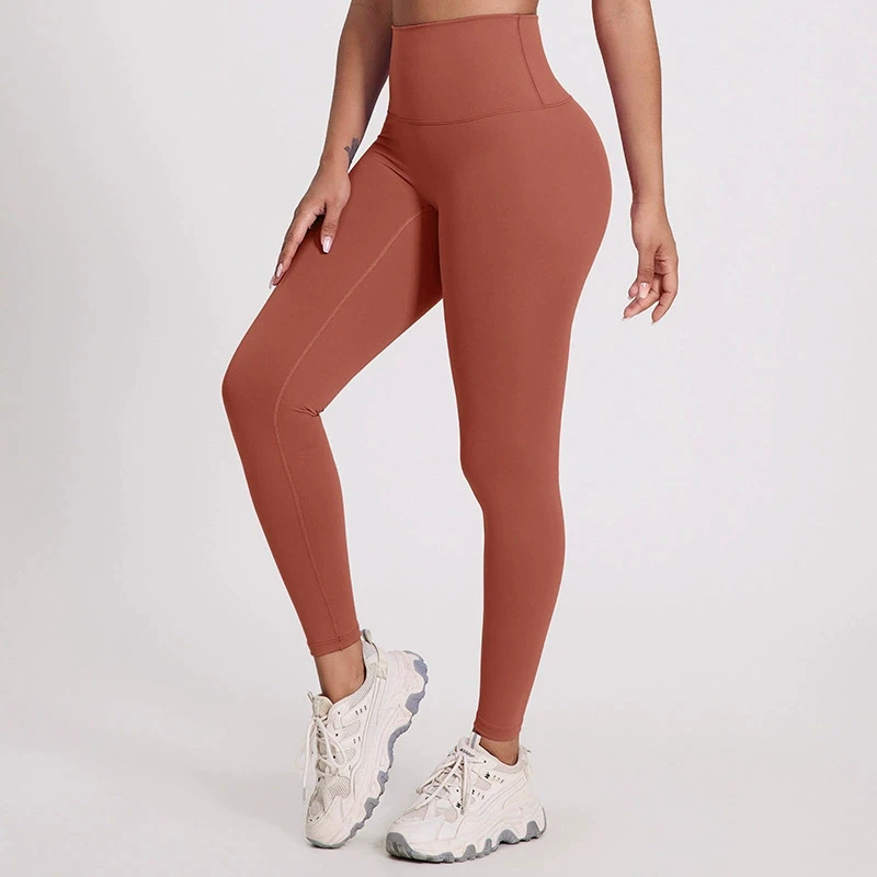 23 Colors Plaid Pattern High-Waisted Yoga Pants Four-Way Stretch Eco-Friendly Quick-Dry Workout Leggings for Yoga Breathable