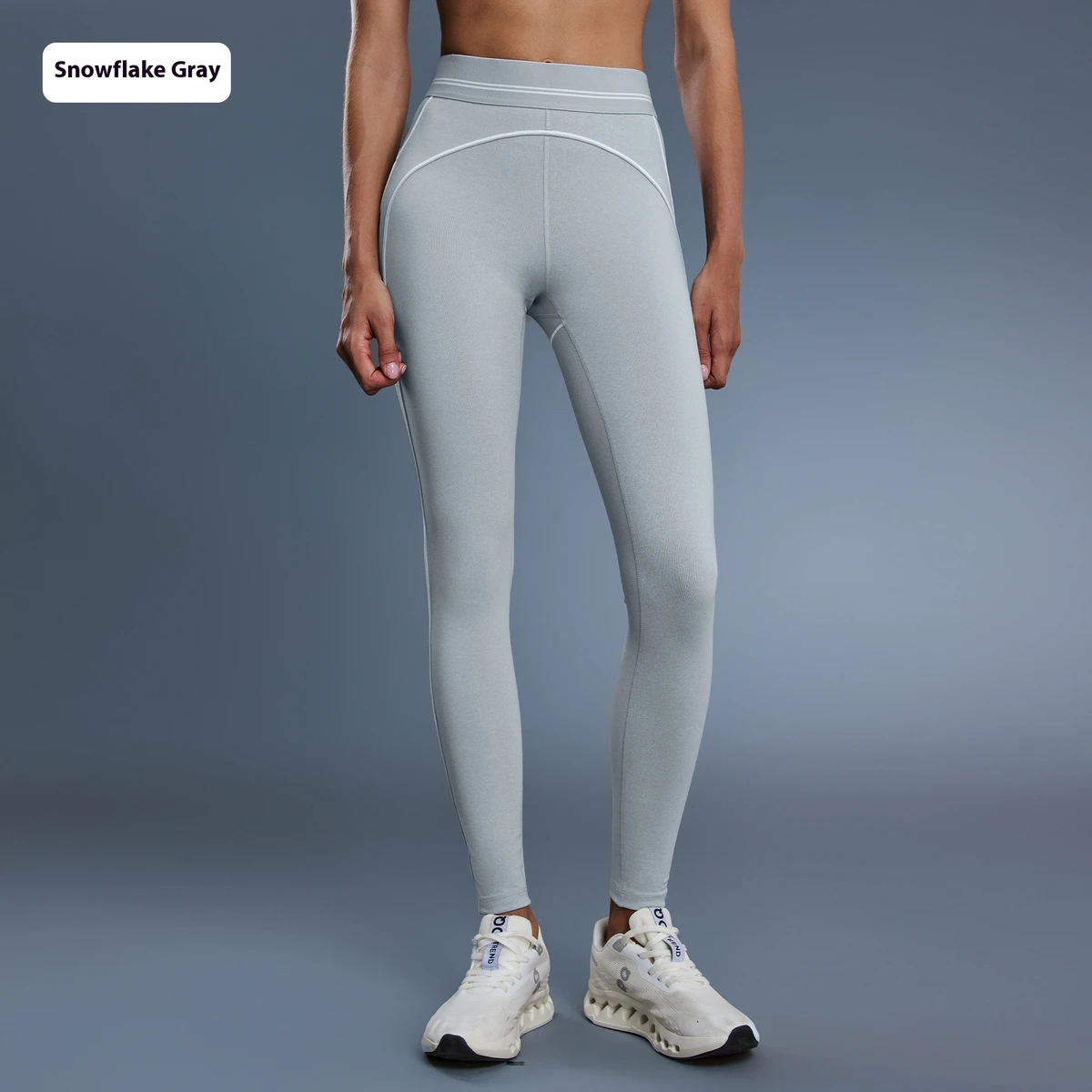 Women's High Waist Sports Yoga Pants Cropped Fitness Stretch Pants with Elastic Waist Contrast Colors-Customizable ODM Product