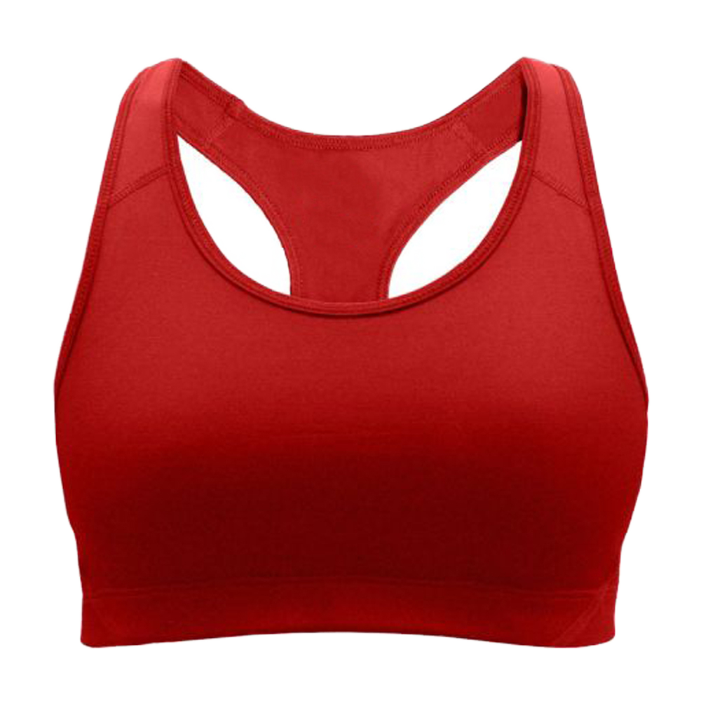 Custom Great Quality Breathable High-strength Shock-proof Medium Support Women's Yoga Sports Bra Spandex/Polyester V-neck