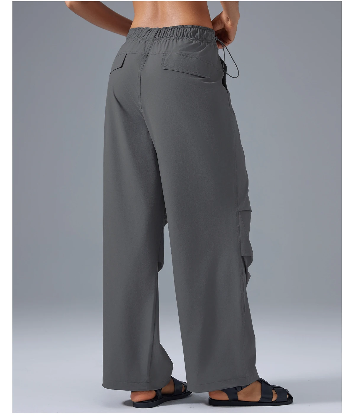 Women's High Eight-Point Yoga Pants Loose Casual Quick-Dry Breathable Sports Fitness Full Length Tummy Control Slim Running Pant
