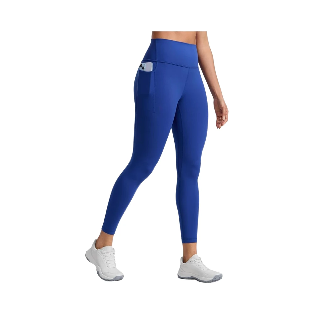 CRZ YOGA Butterlift Breathable Color Blocking Wrinkle-Resistant Workout Leggings Pockets 25