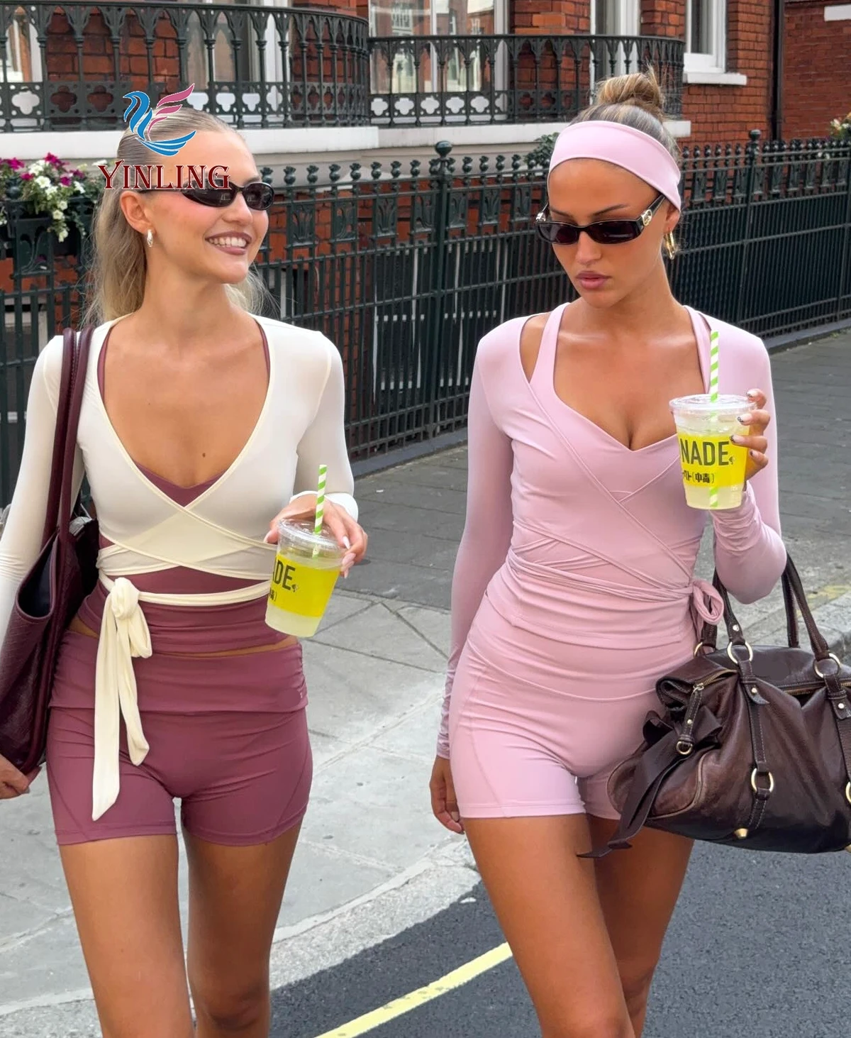 Summer New Women's Sports Bra Shorts Sets Fitness Exercise Yoga Sets Fitness Clothing Women
