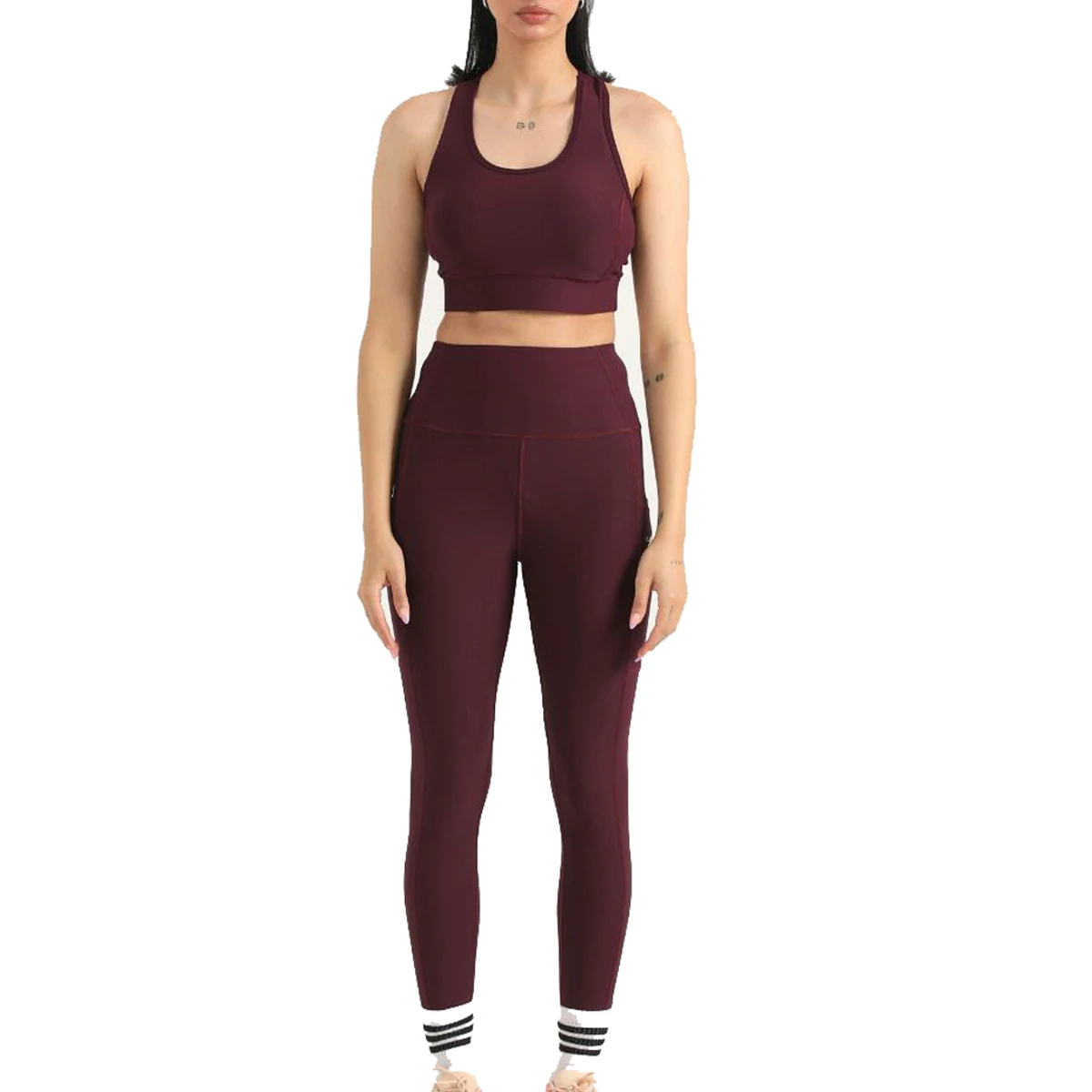 New Women Sportswear Gym Fitness Sets High Stretchy Seamless Yoga Set 2 Piece Yoga Set Suits