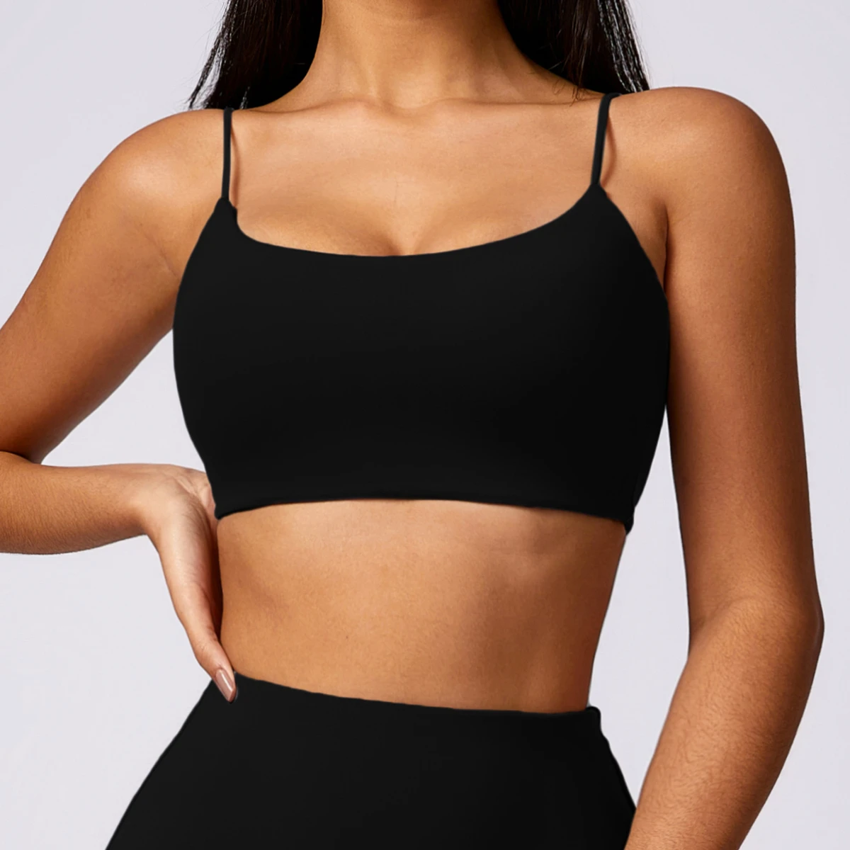 Women's High Quality Quick-Drying Yoga Sports Bra Breathable Suspender Fitness Bra with Sexy Tight Design for Running