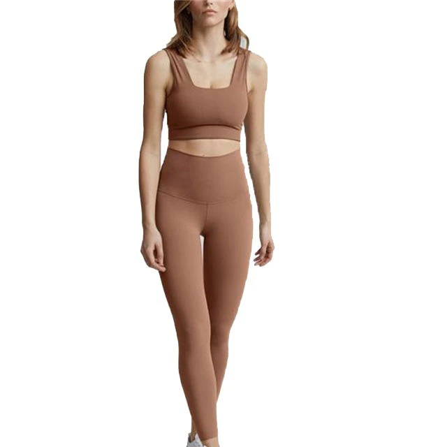 High Quality Women's Clothing Sportswear Yoga Set Gym Fitness 2 Piece Bra And Leggings Women's Sets