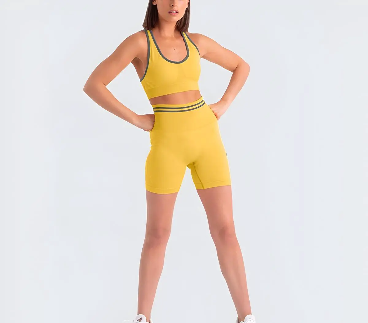 New Arrival Women Yoga Top And Shorts Set Workout Suit Women Yoga Top And Shorts For Gym Training 2 piece set womenWomen's Sets
