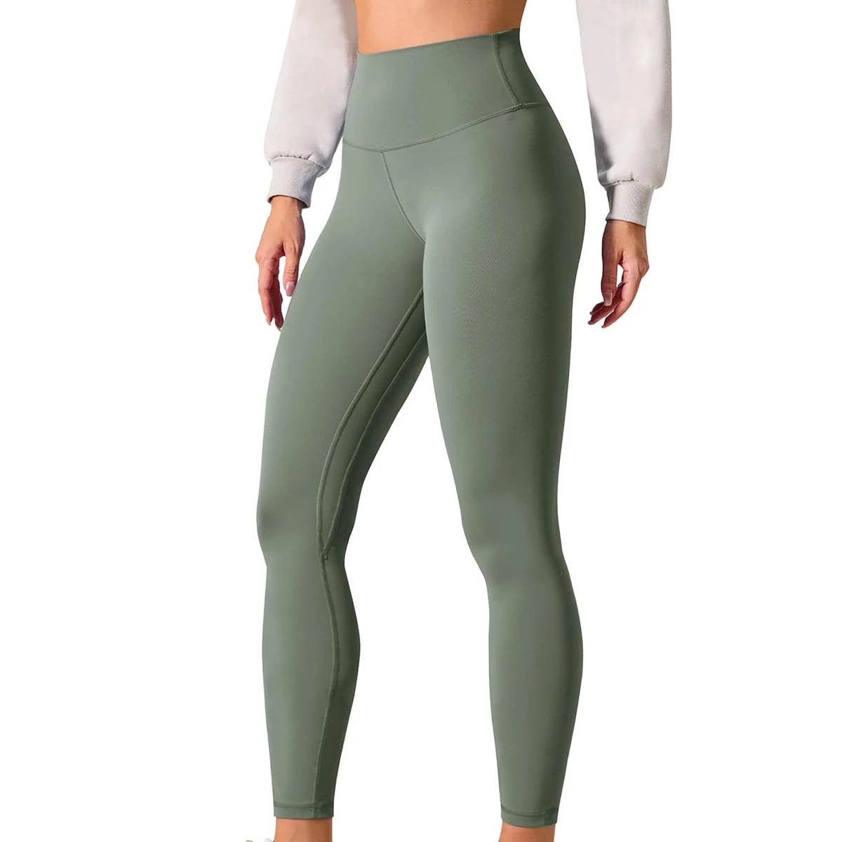 Custom Private Label Yoga Pants Women High Waist Workout Leggings with Side Pockets OEM Fitness Wear