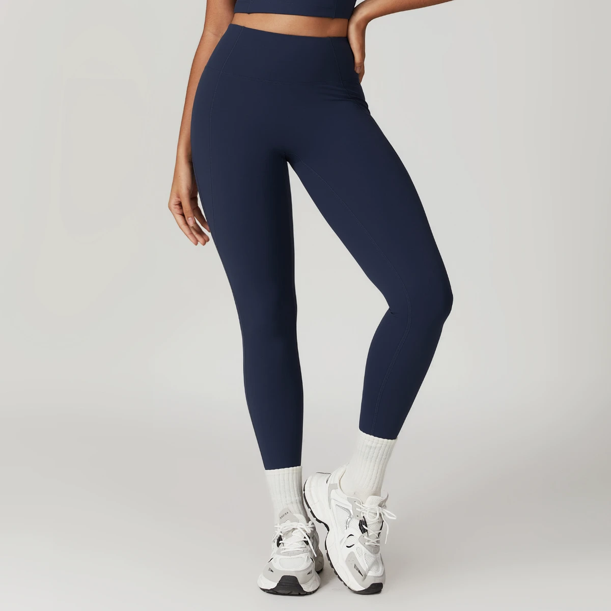 High Waisted and Hip Lifting Yoga Pants for Women's Running, Nude and Quick Drying Fitness, Breathable and Tight Fitting Pants