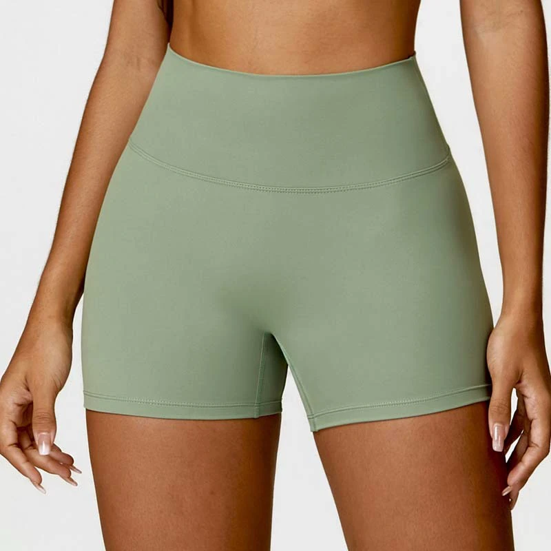 Gym Yoga Shorts for Women Seamless Tight Legging High Waist Scrunch Butt Workout Running Yoga Pants Leggings for Sport