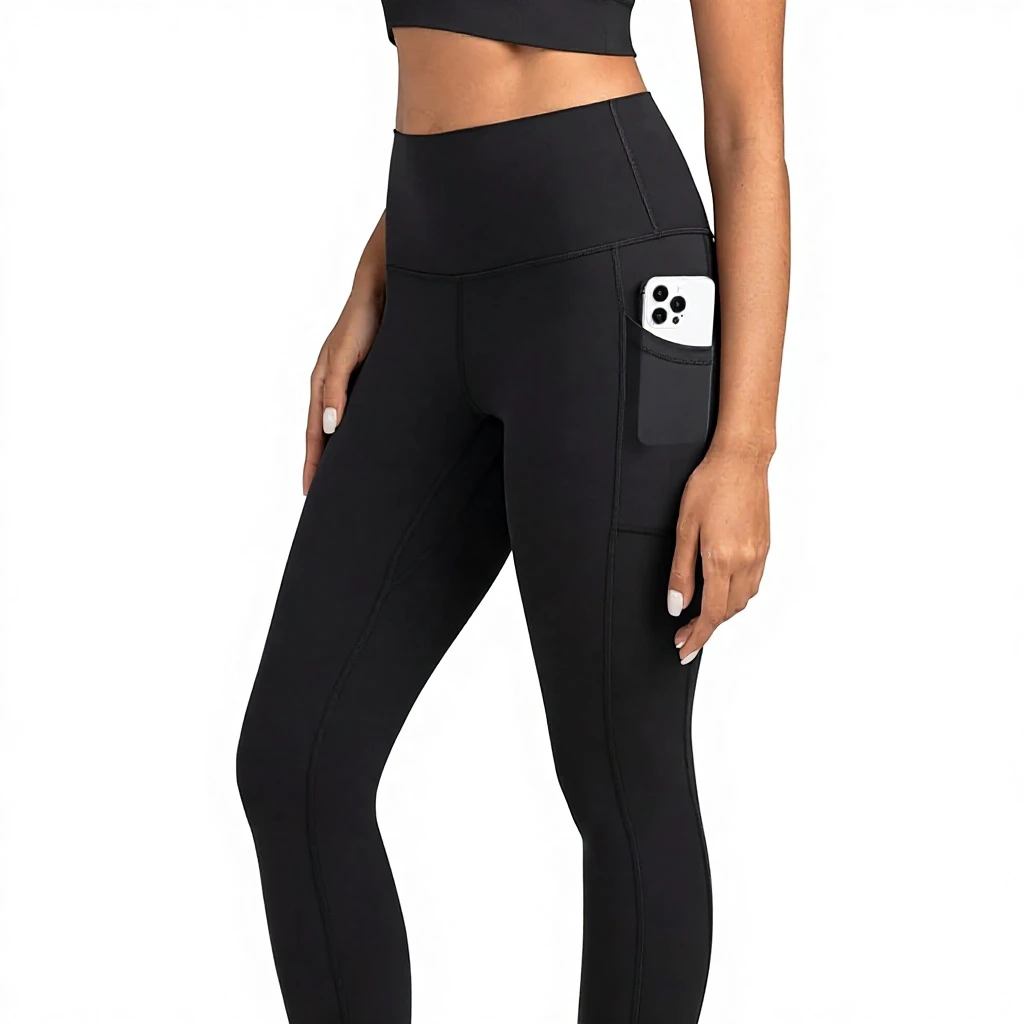 For Women's High Waisted Tummy Control Yoga Pants Ankle-Length Leggings Pockets Spandex/Polyester Color Blocking