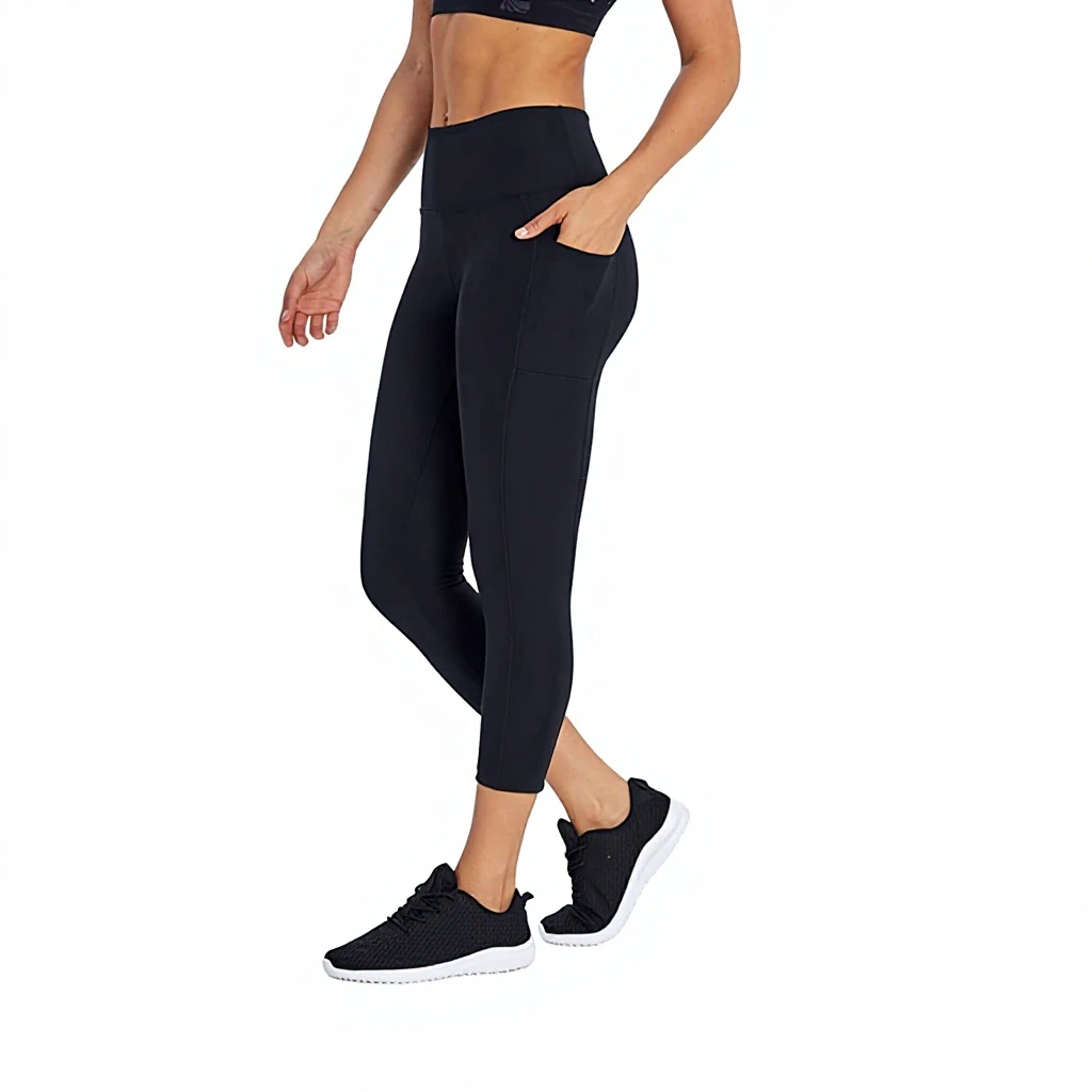 100 % Cotton Activewear Women Leggings Set Organic Cotton Yoga Pants Sustainable Women Yoga Leggings