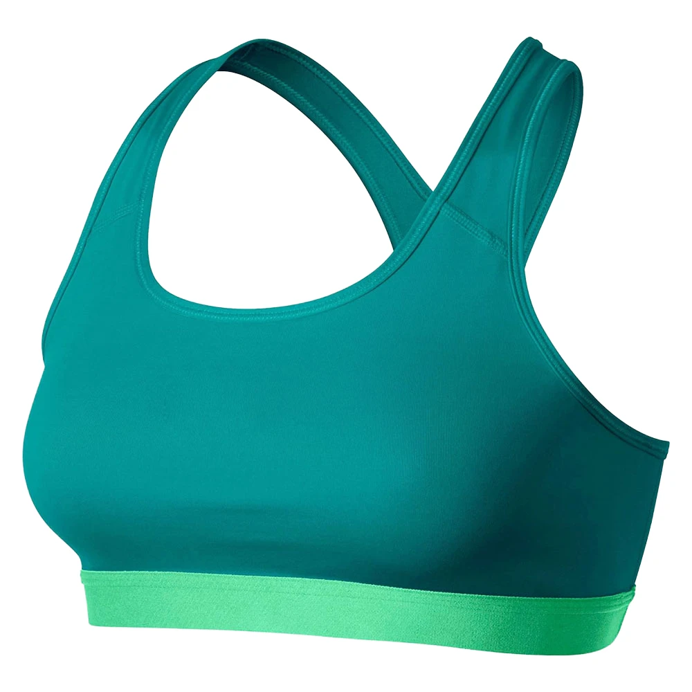Women's Breathable Simple High Support Racerback U-NECK Solid Yoga Sports Bra Spandex/Nylon Shockproof