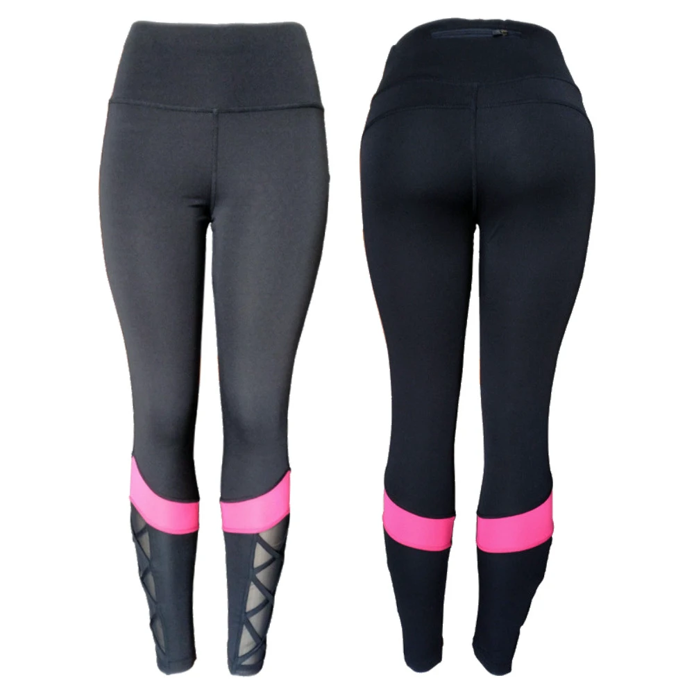 Women's Yoga Leggings High Waist Tummy Control Eco-Friendly Quick Dry Seamless Ankle-Length Spandex/Nylon Windproof Breathable