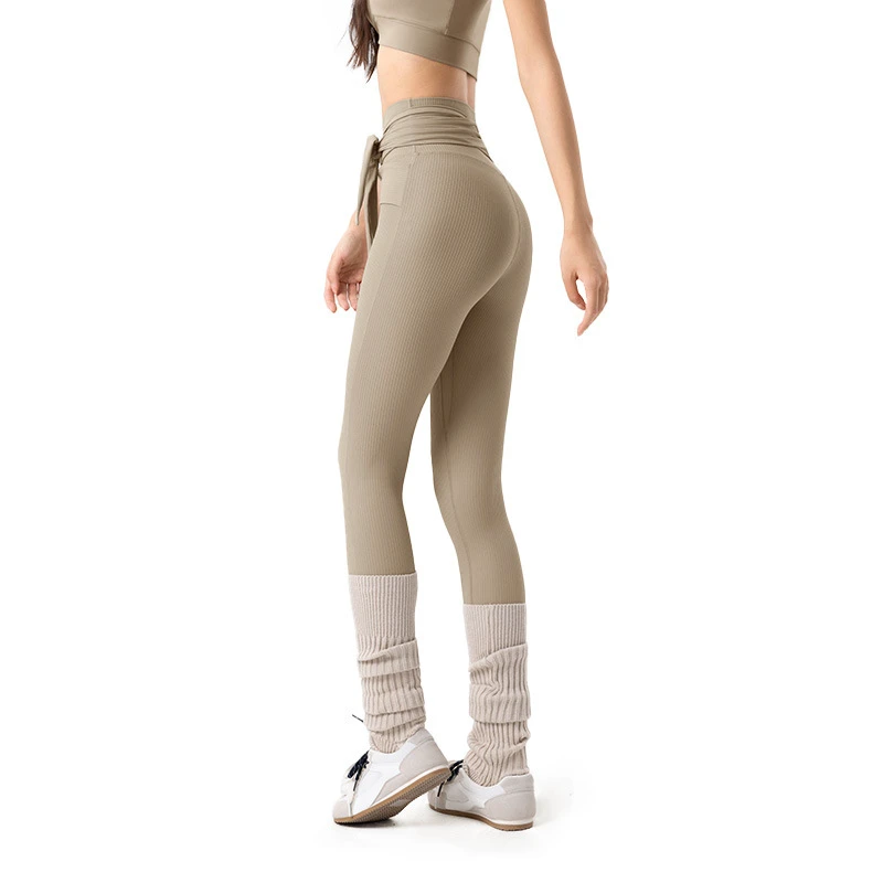 Hot Selling High Waist Yoga Pants Women Tummy Control Squat Proof Leggings Outdoor Cycling Workout Gym Pants
