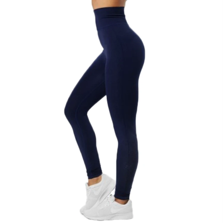 Custom Summer Winter Sport OEM High Waist Four-Way Stretch Breathable Tummy Control Windproof Spandex/Nylon Yoga Leggings