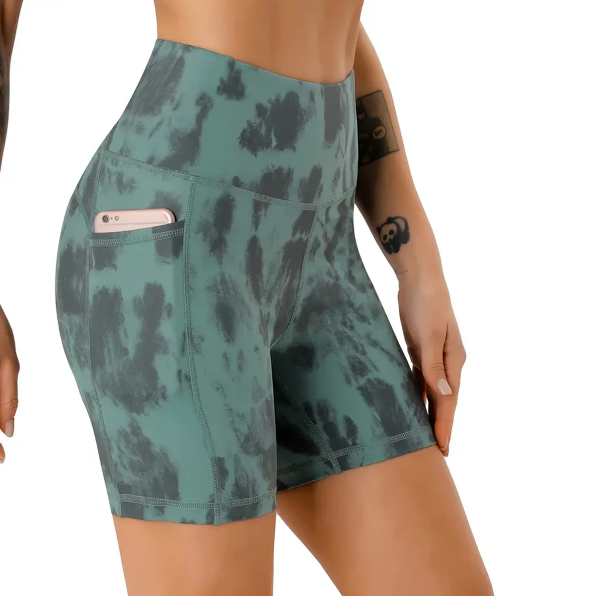 2024 Summer Breathable Fitness Cotton Shorts High Waist Buttock Lifting Tight Sports Leggings Running Yoga Shorts Women