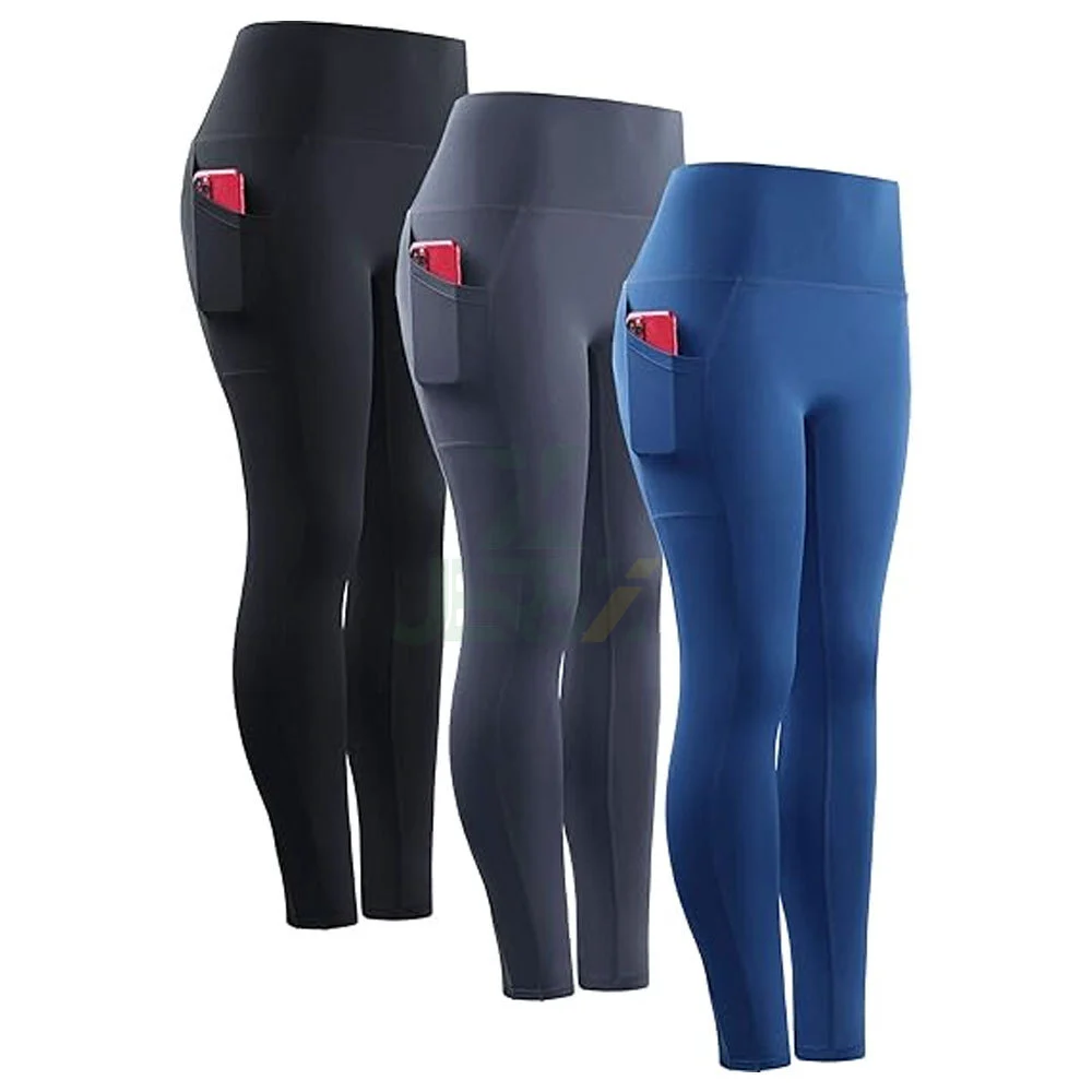 Women's Yoga Pants Tummy Control High Waist Breathable Quick Dry Four-Way Stretch Spandex/Nylon Print Running Leggings Pocket