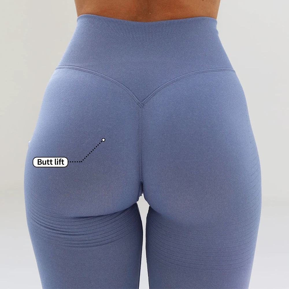 Custom High Waist V Back Yoga Leggings Athletic Workout Running Gym Pants with Tummy Control Fitness Leggings