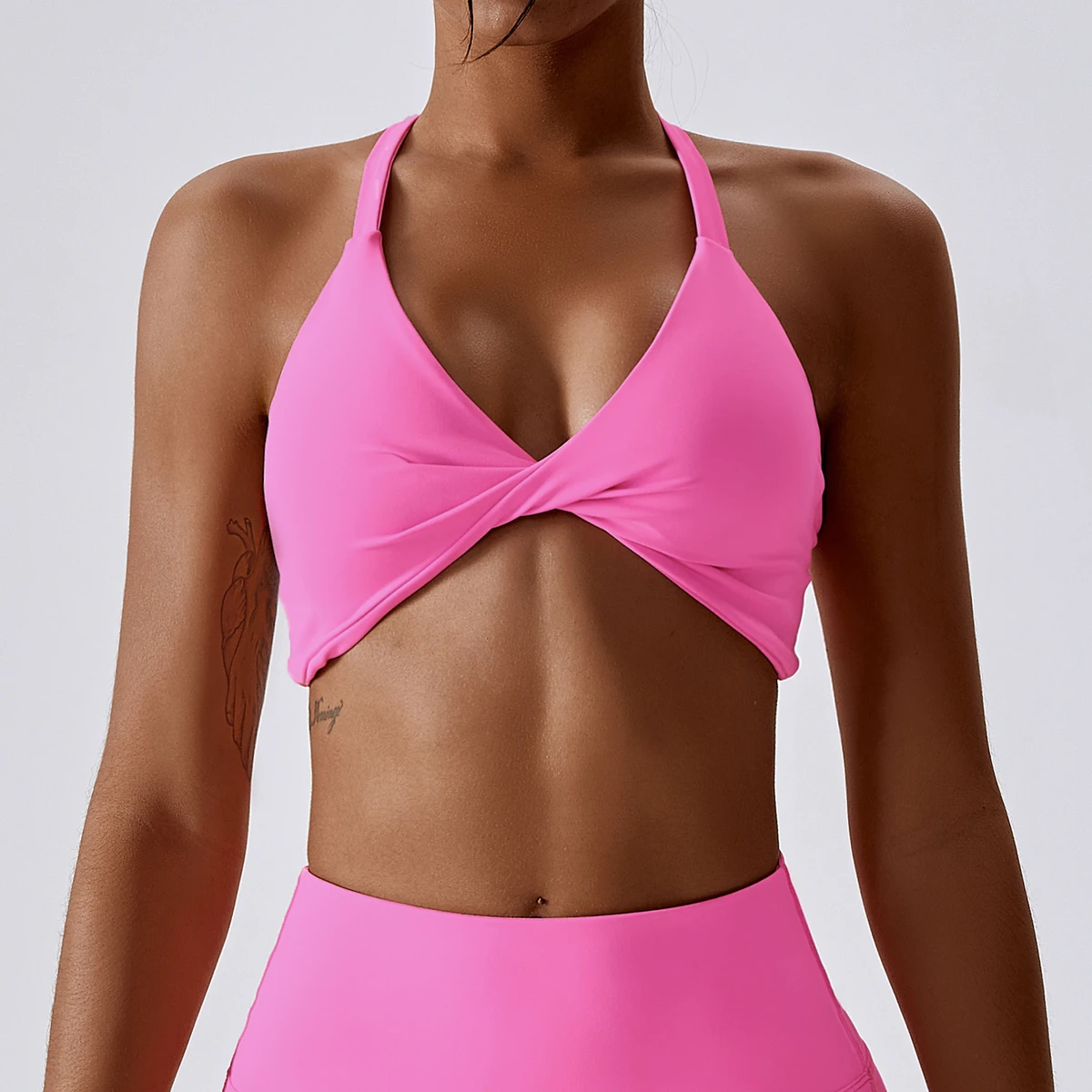 New Product Quick Dried Exercise Yoga Bra Outdoor Running Back Sport Bra Yoga Suit Female