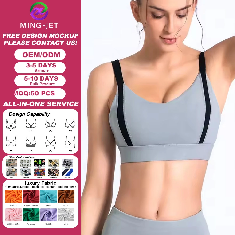 Factory Custom New Lightweight Seamless High Support Strapless Sports Bra for Women Yoga Gym Workout Fitness