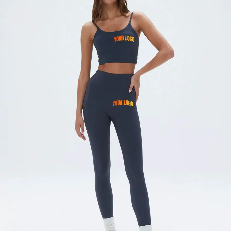 Premium 2 Piece Yoga Set Women’s High Stretch Sports Bra and Leggings Fitness Outfit