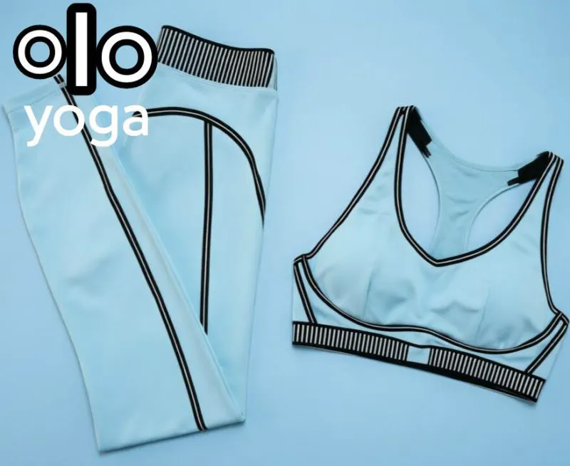 High-Quality Breathable Pilates Two-Piece Yoga Stretch Set High-Support Cross-Strap V-Neck Women's Waist Fitness Outfit