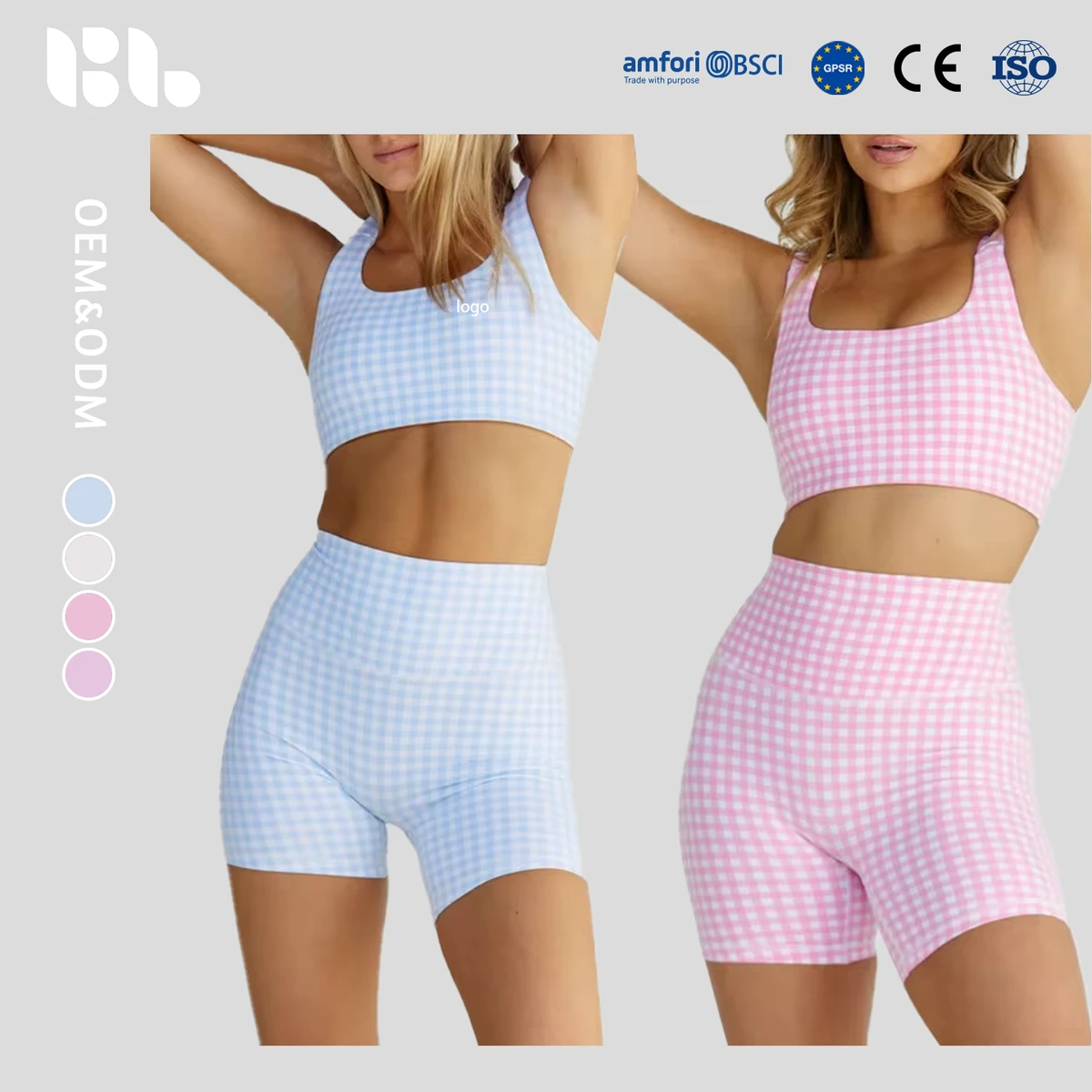 Women's Yoga Print 2-Piece Set Chest Pads High Elasticity Spandex/Polyester Sports Fitness Vest High-Waisted Quick-Dry Yoga