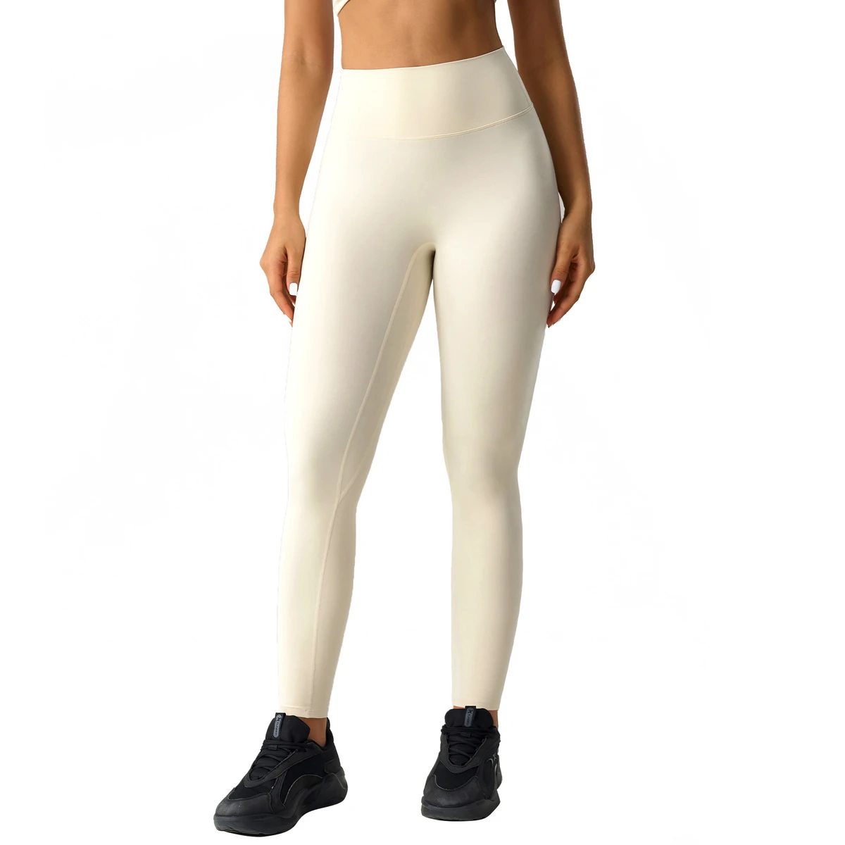Women's High Waisted Yoga Leggings, Butt Lifting Workout Pants, Tummy Control Cropped Leggings for Gym Running Gym Wear