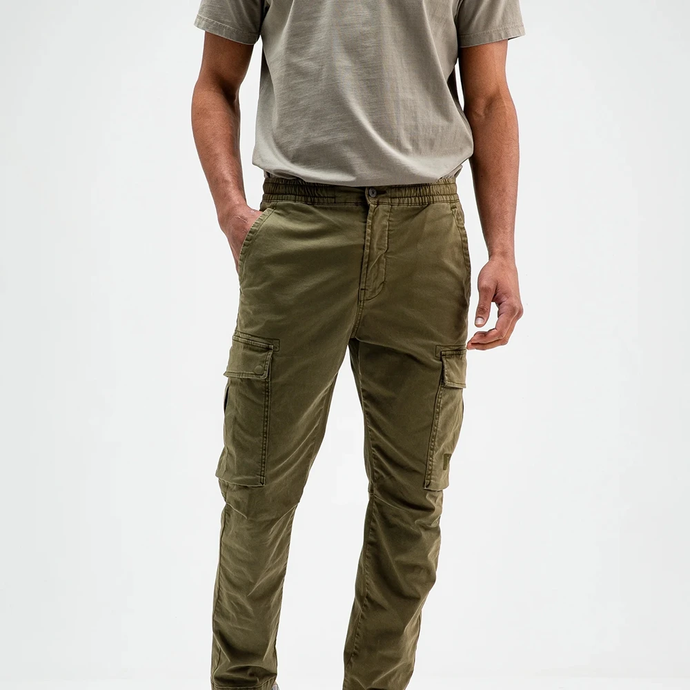 Kaleo Custom High Quality Women's Casual Mid Rise Straight Leg Cargo Pants with Quick Dry Denim 100% Cotton for Girls Ronpex