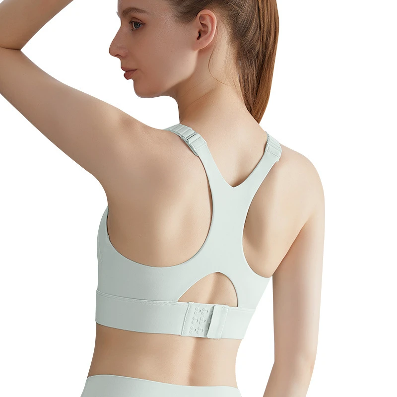 High Support High-intensity Fitness One-piece I-Shaped Yoga Crisscross Straps Eco-Friendly Breathable Sweat-Wicking Sports Bra
