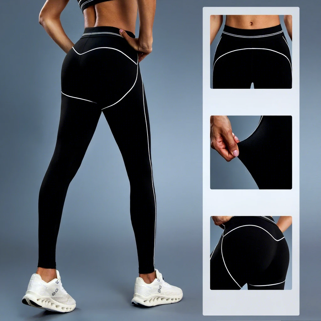 AL Yoga Set Fashion Breathable Solid Yoga Cropped Pants Stretch Tight Running Sports Fitness Belly Hip