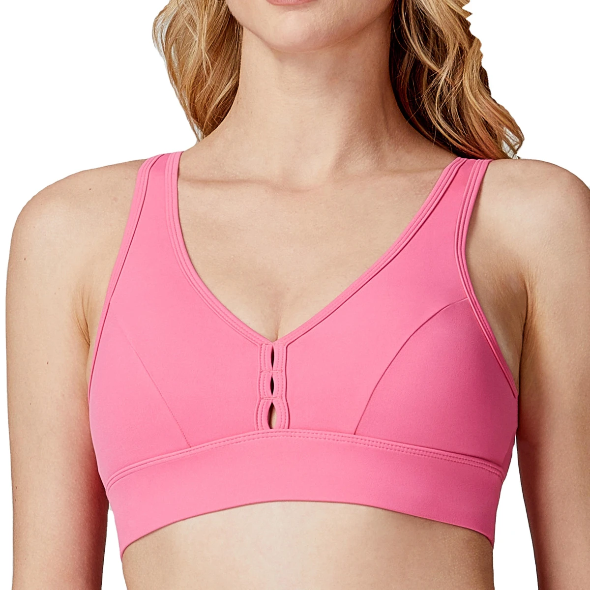 Hot Sale Romantic Summer Teenagers Sports Bra High Quality Built-in Underwire Support Half Cup Stretch Fabric Fitness Bra 2026