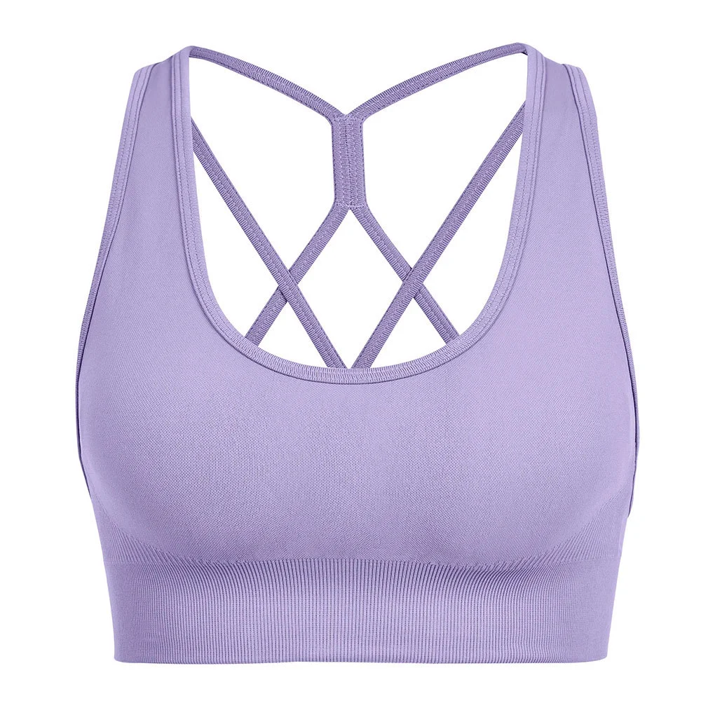 High Quality Women Sports Bra Plus Size Adult Wear Hot Selling Comfortable Cheap Price Breathable Custom Front Design High