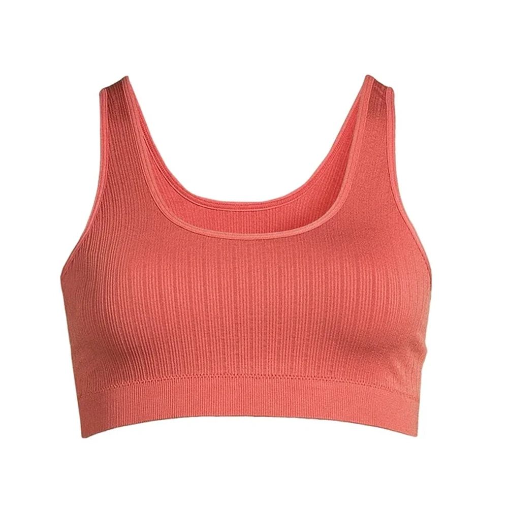 In Best Price Fitness Clothing Apparel & Accessories Backless Crop Sports Bra for Women Simple Halter Neck Sports Bra