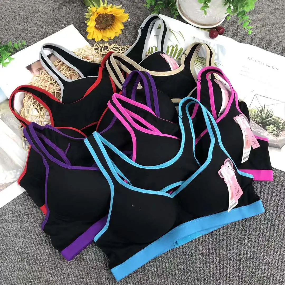 High-support Women Gym Fitness Suit Yoga Bra Leggings Cross Strap Back Padded Sports Bra Cross Strap