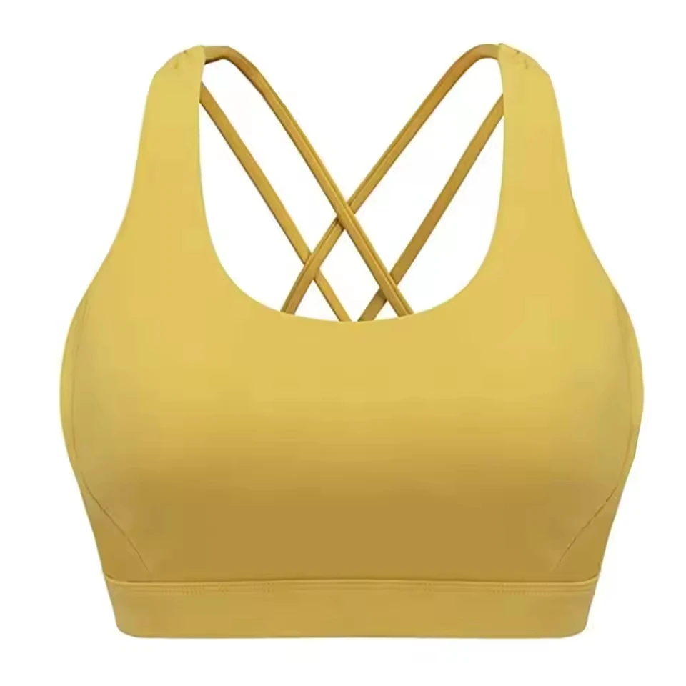 Sports Bras for Women Plus Size Lightweight Breathable High Support with Moisture Wicking Four-Way Stretch and Front Logo