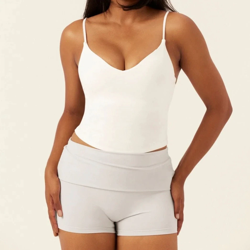 Women Hot Shorts Breathable High Waist Drawstring Sporty Sweat Colored Pockets Summer Running Yoga Workout Hiking Fitness Quick