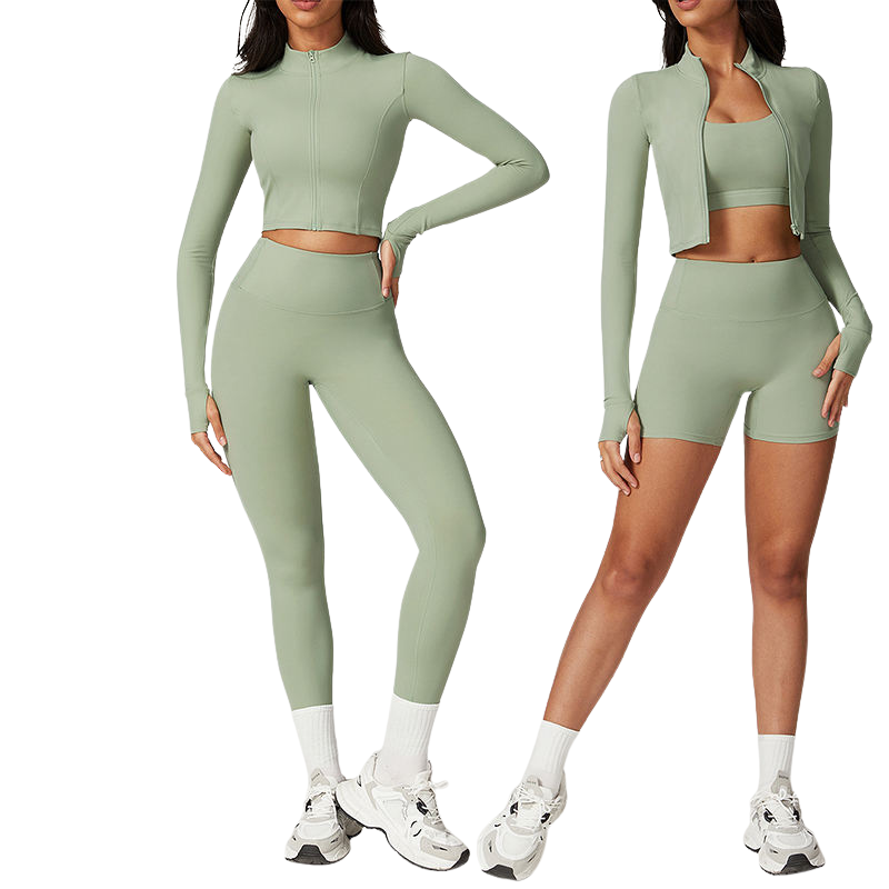 Yoga Sets Quick Dry Tight Running Fitness Shock-proof High Waist Sports Set for Women Outdoor Fitness Gym Wear