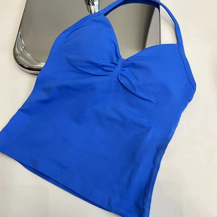 YanRuo Wholesale High Quality Plus Size Women Sports Bra Deep V Neck Four-Way Stretch Eco-Friendly Fabric Yoga Fitness Bra