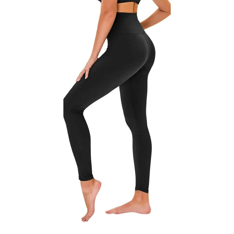OEM Women's Sports Leggings | Breathable High Waist Yoga Pants with Tummy Control and Two Side Pockets