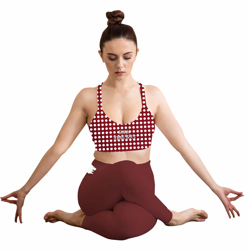 Breathable Workout Sets High Waisted Leggings With Crop Top Athletic Wear Women Yoga Sets For Sale